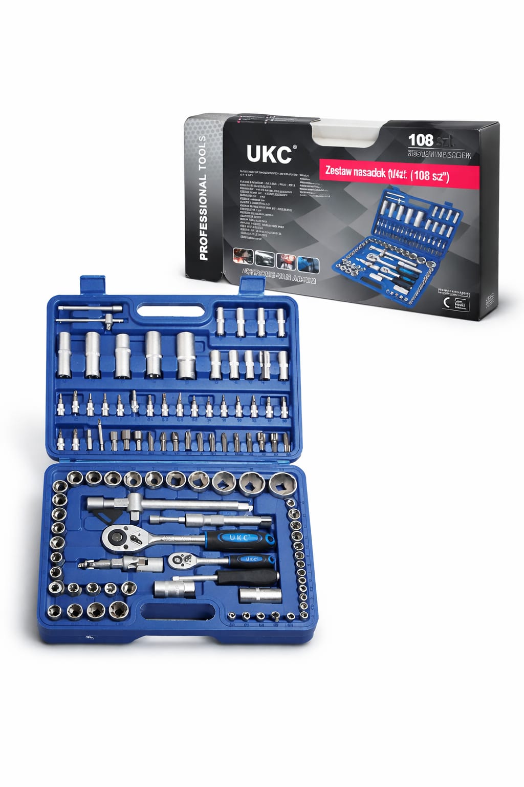 Steckschlüssel-Satz 216-teilig im Koffer